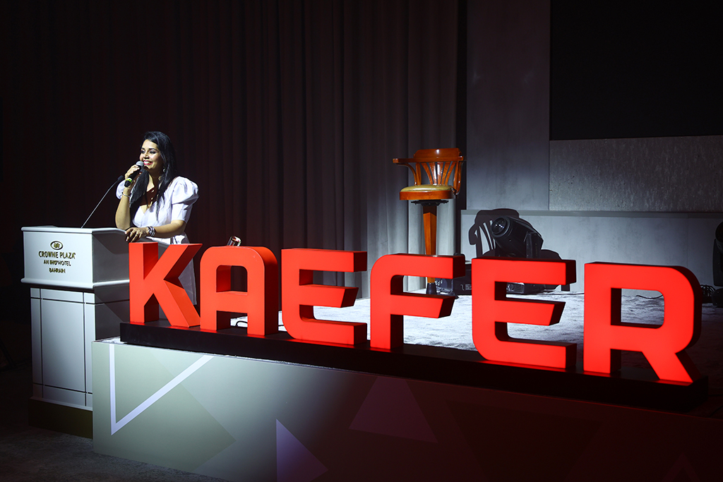 Kartika hosting corporate event