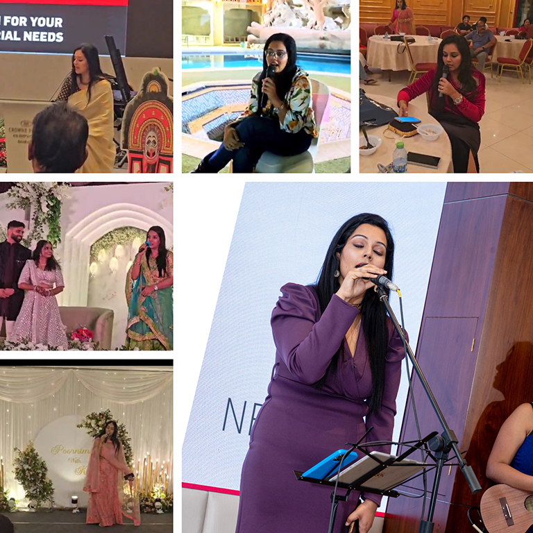 Kartika at cultural event